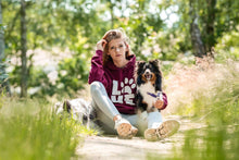 Laden Sie das Bild in den Galerie-Viewer, LOVE PFOTE  - Unisex Kapuzenpullover Hoodie