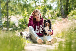 LOVE PFOTE  - Unisex Kapuzenpullover Hoodie