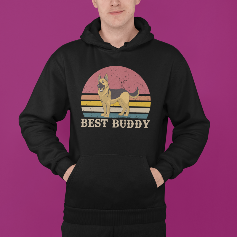 Best Buddy Schäferhund  - Unisex Premium Kapuzenpullover