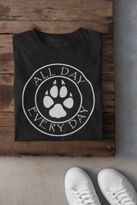 All Day weiß  - Damenshirt